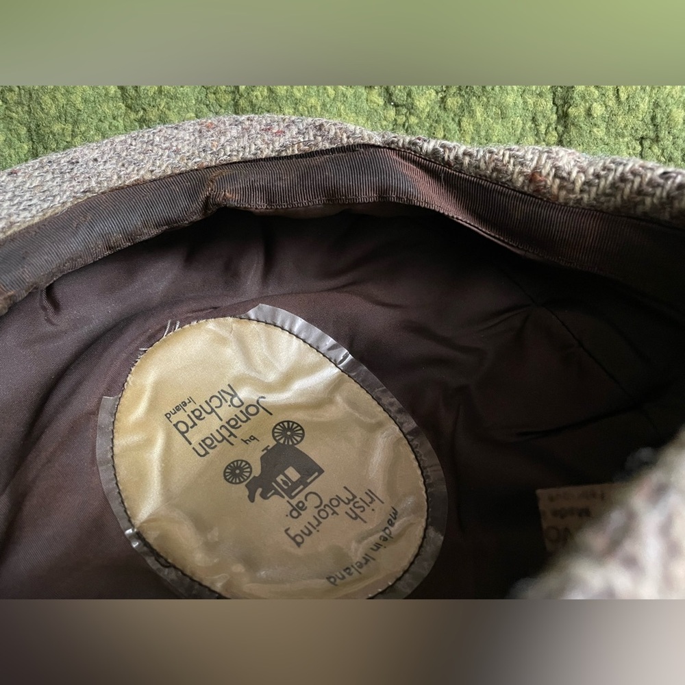 Antique Jonathan Richard Tweed Newsboy Cap - Picture 9 of 13